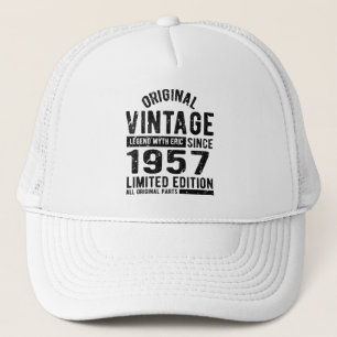 Casquette Anniversaire Vintage 1957