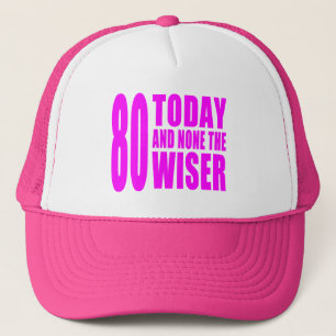 Casquette Anniversaires drôles 80 aujourd'hui et aucun de