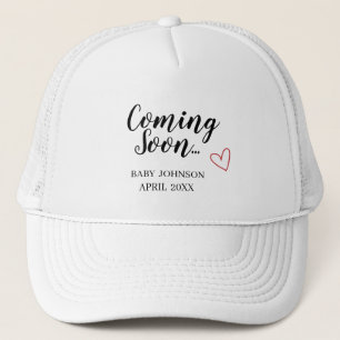 Casquette Annonce Bébé à Venir Body Bébé