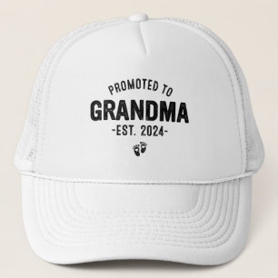 Casquette Annonce de bébé, promue grand-mère établie en 2024