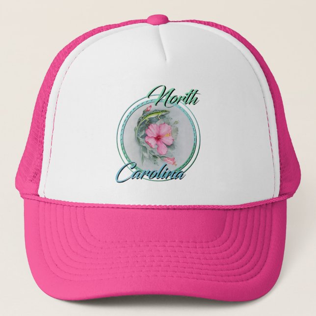 Casquette Anolis de NC & Hibiscus (Devant)