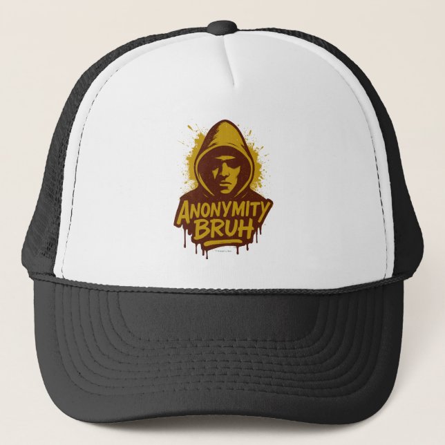Casquette Anonymat Bruh LOGO -  (Devant)