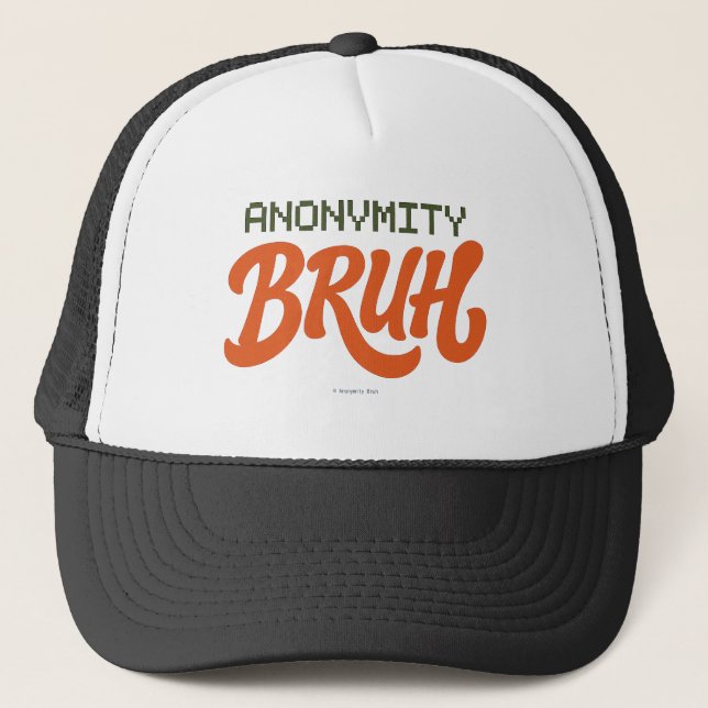 Casquette Anonymity Bruh -  (Devant)