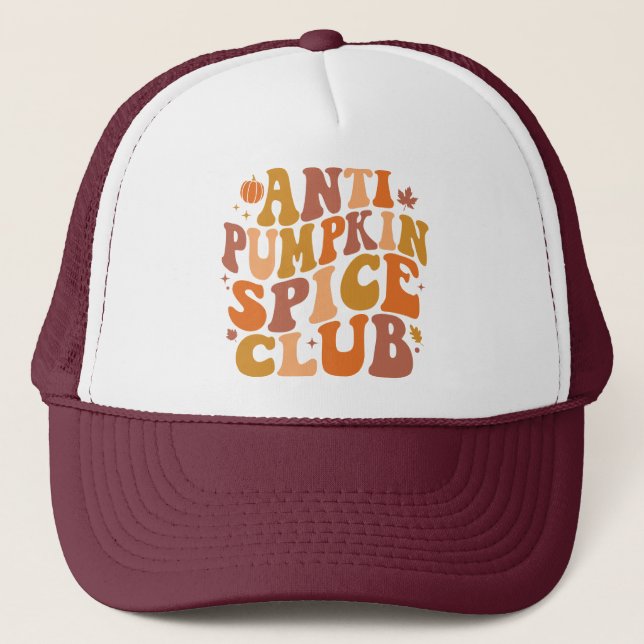 Casquette Anti Citrouille Spice Club Retro Fall (Devant)