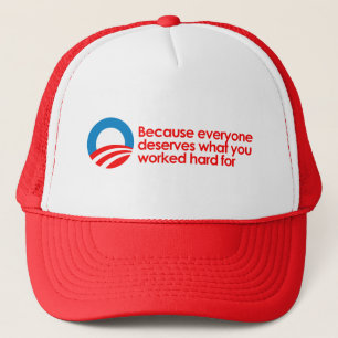 Casquette Anti-Obama - chacun mérite ce que vous travaillez
