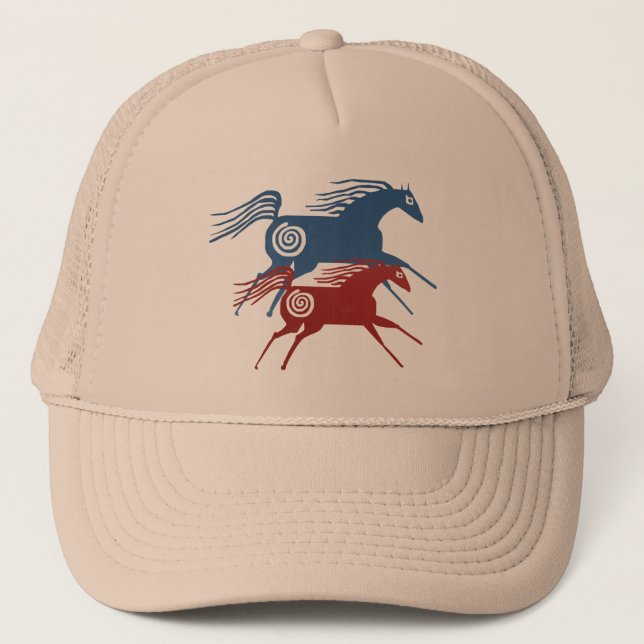 Casquette antique des chevaux 2 (Devant)