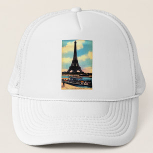 Casquette Antique Paris Tour Eiffel française chic