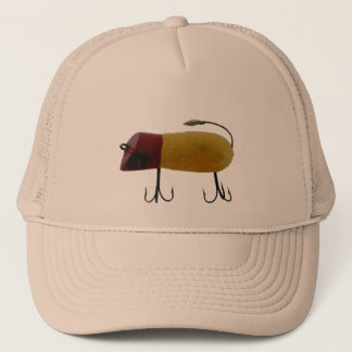 Casquette antique vintage de pêche d'attrait