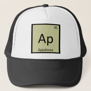 Casquette Ap - Symbole chimique du cheval Appaloosa