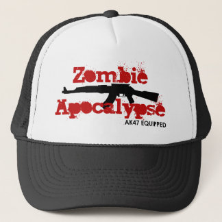 Casquette Apocalypse AK47 de zombi équipé