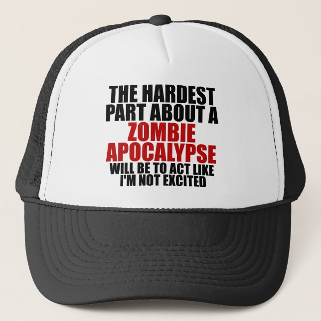 Casquette Apocalypse de zombi (Devant)