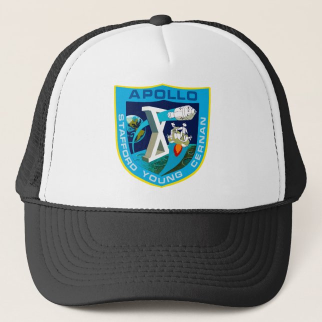 Casquette Apollo 10 :  À la lune encore ! (Devant)