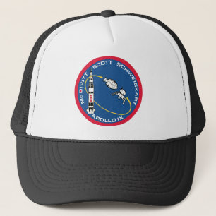 Casquette Apollo 9 : McDivitt, Scott et Schweickart