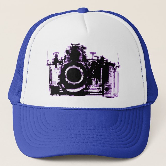 CASQUETTE APPAREIL PHOTO DE LA VISION X-RAY - PURPLE (Devant)