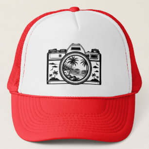 Casquette Appareil photo de plage de voyage