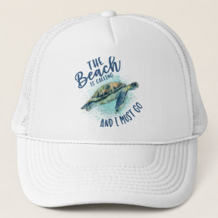 Casquette appel de la plage de la tortue de mer