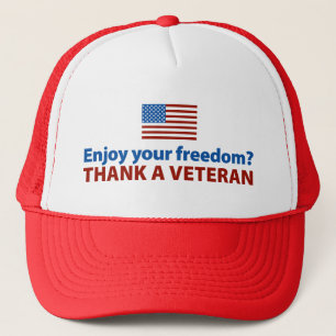 Casquette Appréciez votre liberté ? Remerciez un vétéran