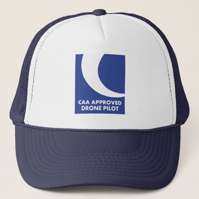 Casquette approuvé de pilote de bourdon de CAA (Devant)