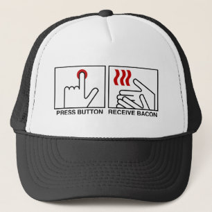 Casquette Appuyez sur le bouton pour recevoir un chapeau en