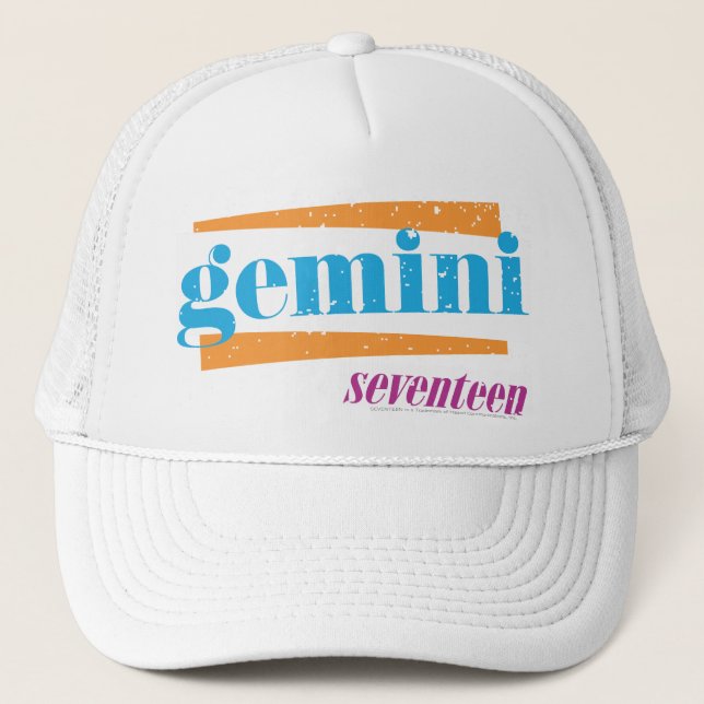 Casquette Aqua de Gémeaux (Devant)