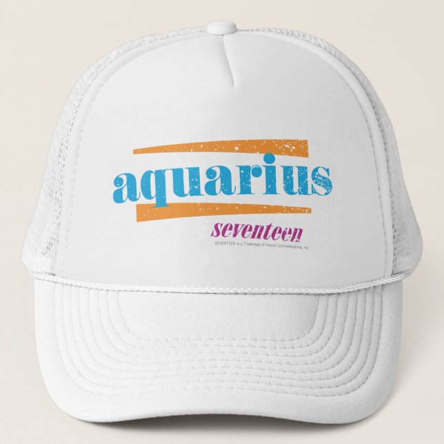 Casquette Aqua de Verseau (Devant)