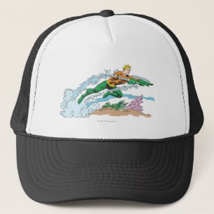 Casquette Aquaman saute sur Coral