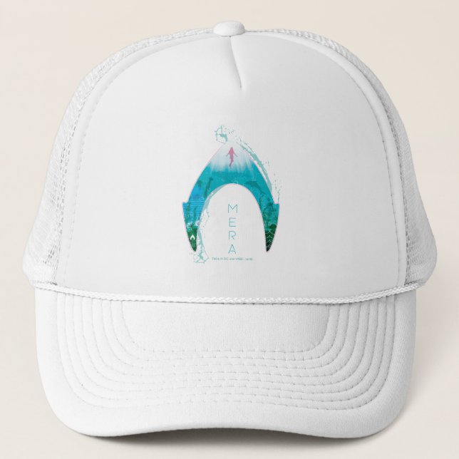 Casquette Aquaman | See Through Mera Symbol Ocean Graphic (Devant)