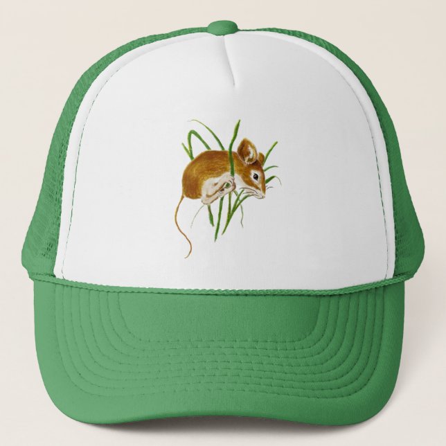 Casquette Aquarelle Cuire souris souris souris Souris Faune  (Devant)