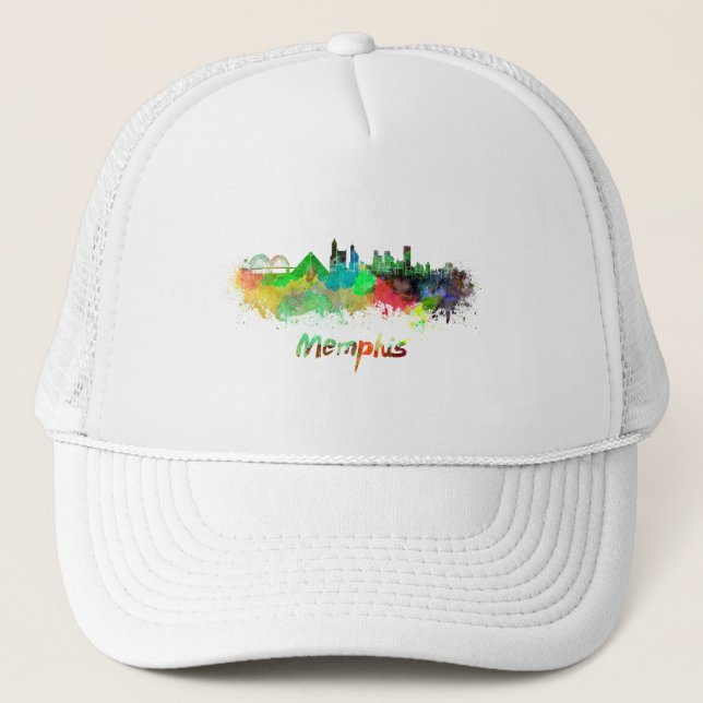 Casquette Aquarelle de Memphis (Devant)