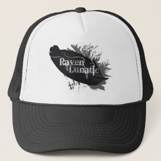 Casquette Aquarelle Plume drôle Citation Raven Lunatique