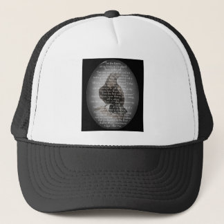 Casquette Aquarelle poème Edgan Allan Poe Raven