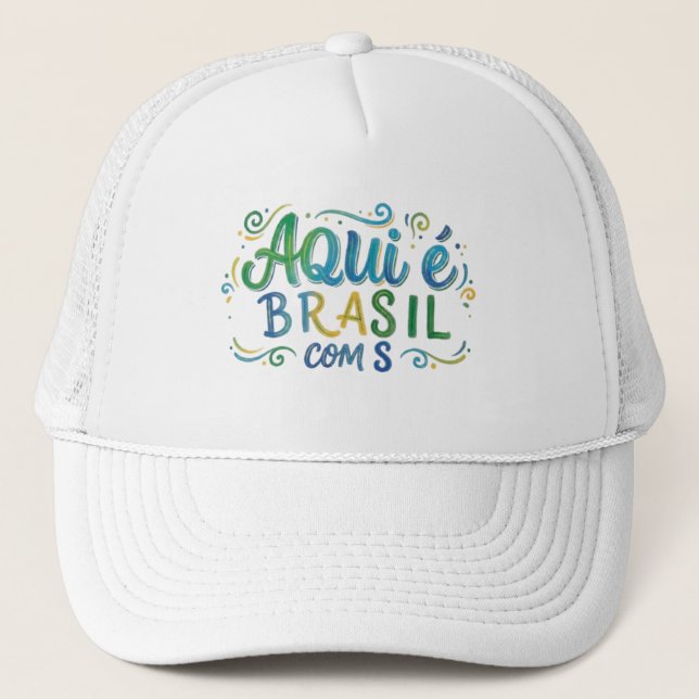 Casquette Aqui e Brasil com S Culture (Devant)