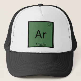 Casquette Ar - Tableau périodique de la chimie des légumes d