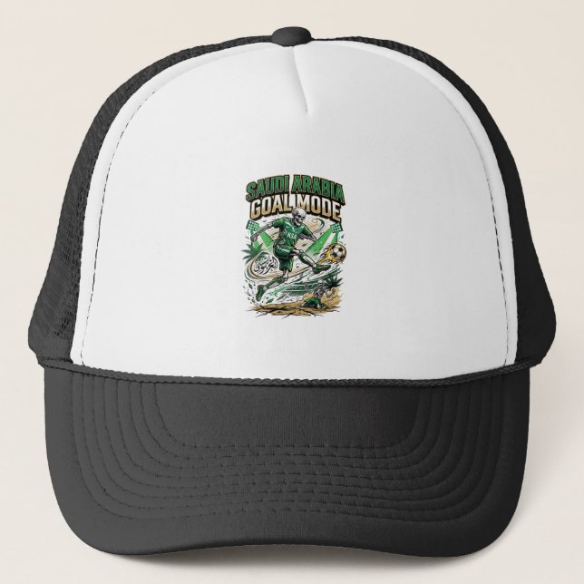 Casquette Arabie Saoudite Mode de but Skeleton Striker Natio (Devant)