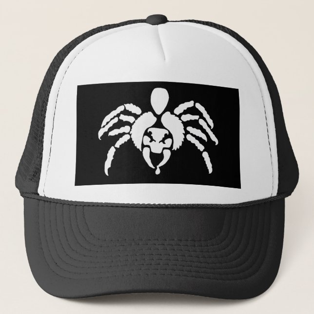 Casquette Araignée avec venin sur fang (Devant)