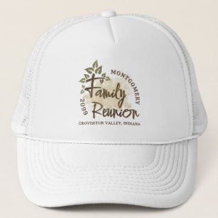Casquette Arborescence de script de réunion de famille Water