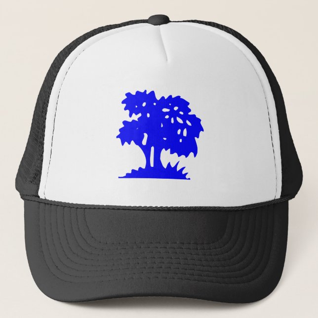 Casquette Arbre à dessin - Bleu (Devant)