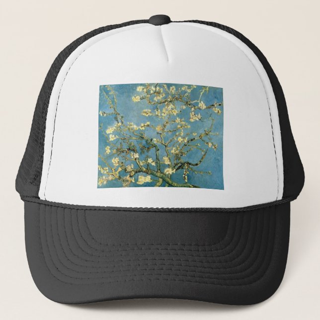 Casquette Arbre d'amande en fleurs par Van Gogh (Devant)