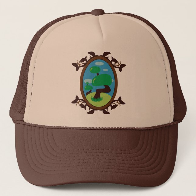 Casquette Arbre de bonsaïs (Devant)