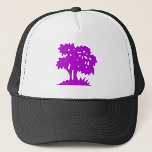 Casquette Arbre de dessin - Violet