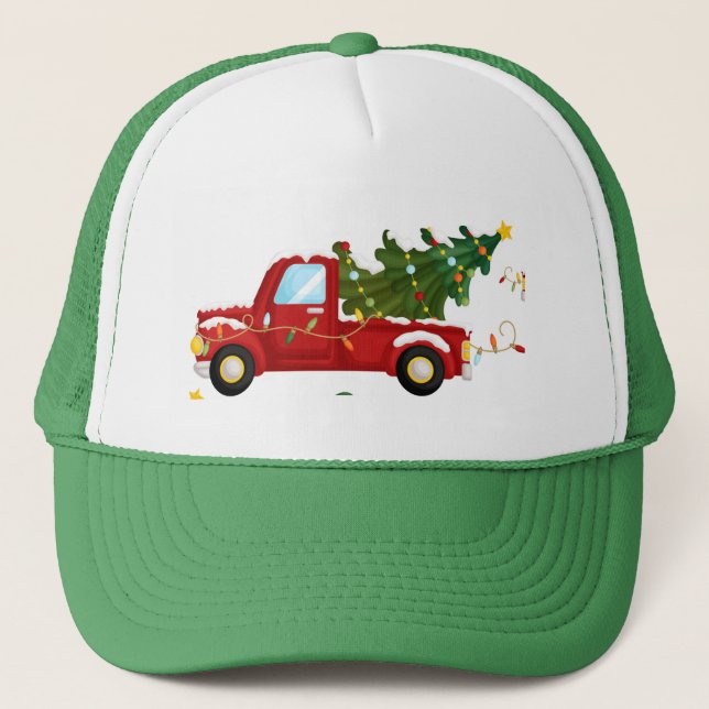 Casquette Arbre de Noël (Devant)