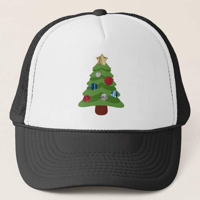 Casquette arbre de noël émoji (Devant)