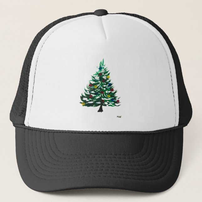Casquette Arbre de Noël Vintage (Devant)
