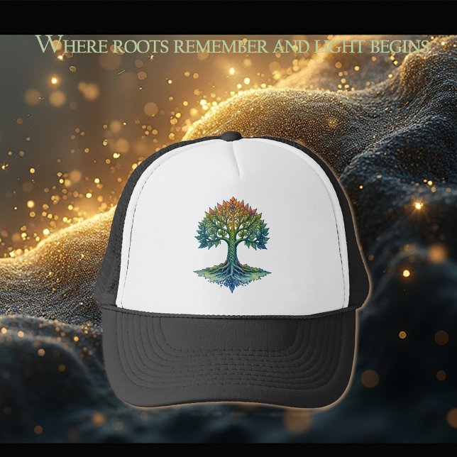 Casquette Arbre de Vie Aube Changeante  (Créateur téléchargé)