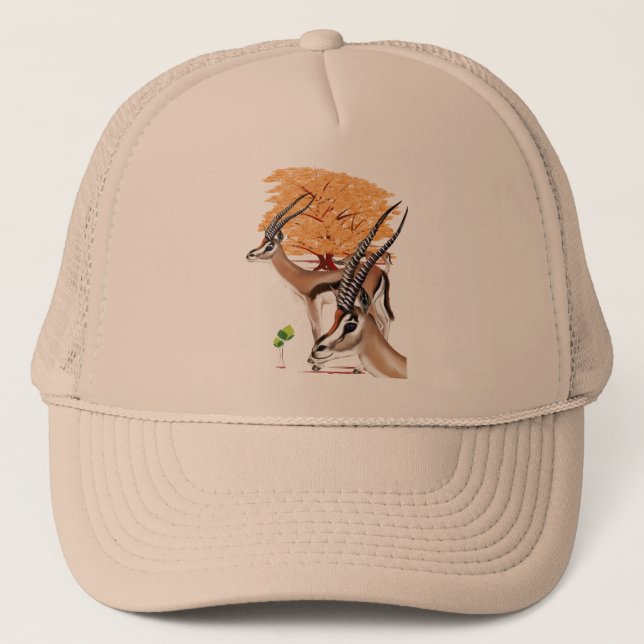 Casquette Arbre des gazelles n (Devant)