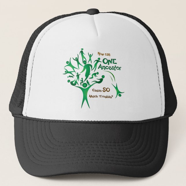 Casquette Arbre une ancêtre (Devant)