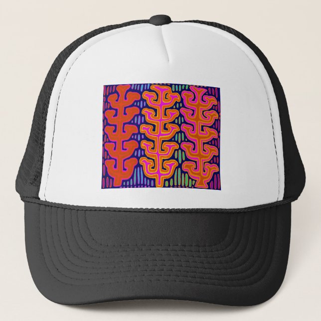 Casquette Arbres indiens Kuna (Devant)