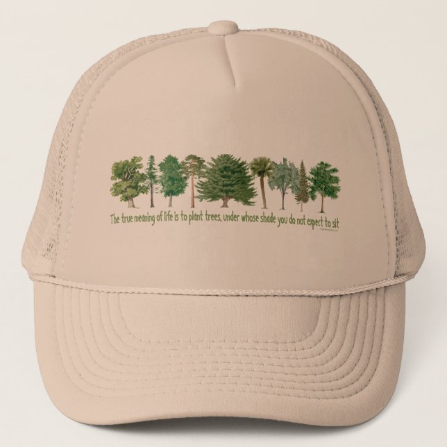 Casquette Arbres Plantes (Devant)