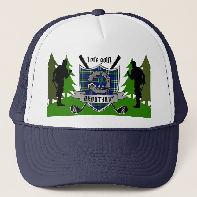 Casquette Arbuthnot Personnalisé Clan Badge Golf (Devant)