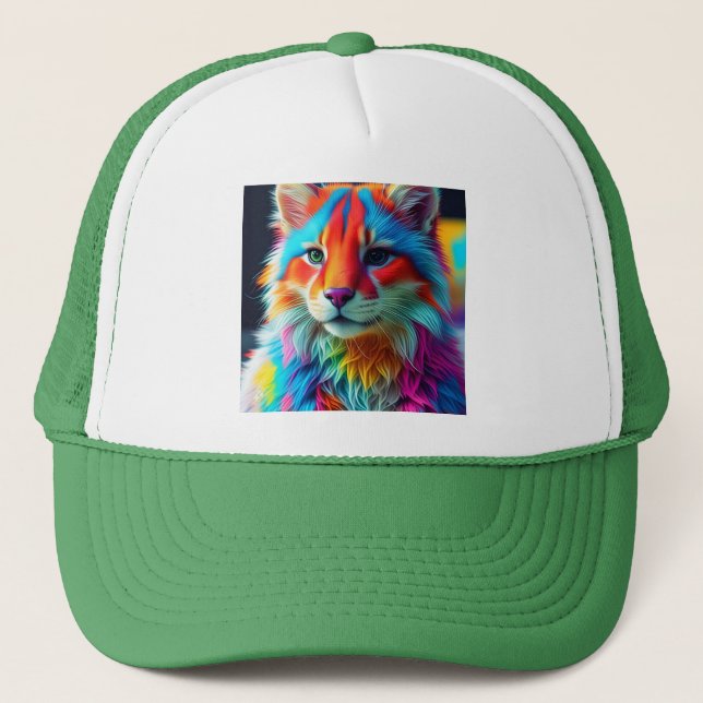 Casquette Arc-en-ciel Cat-68587 (Devant)